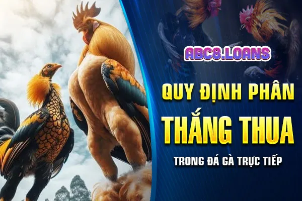 Quy định phân thắng thua trong đá gà trực tiếp